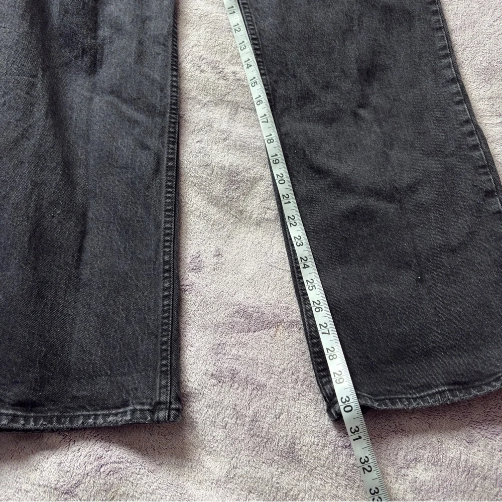 Abercrombie & Fitch Women's Gray Straight Leg Jeans Low Rise 29/8R - Picture 12 of 12
